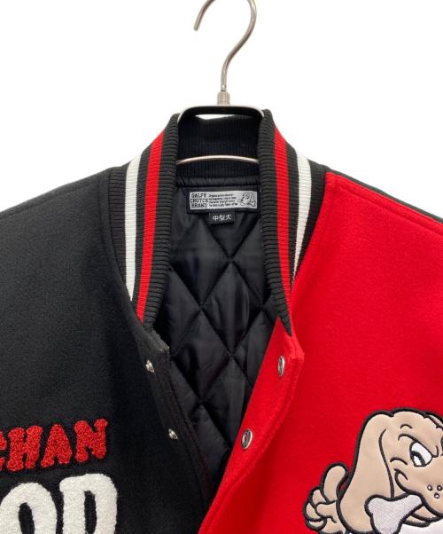 GALFY（ガルフィー）GALFY (ガルフィー) スタジャン レッド×ブラック サイズ:Ｍの古着・服飾アイテム