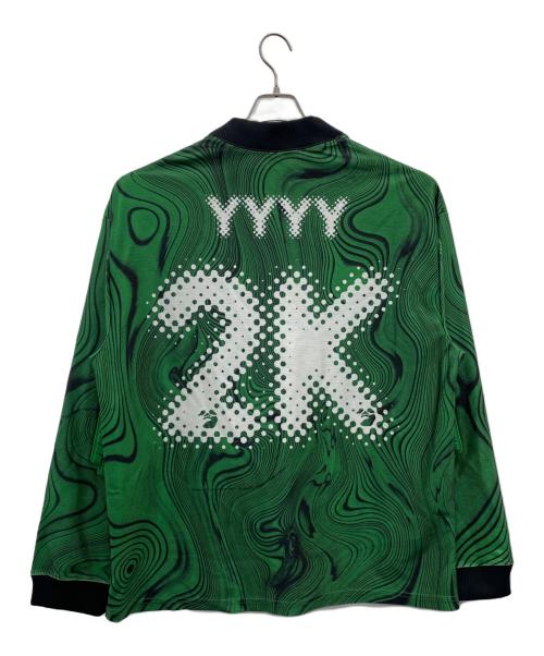 NIKE（ナイキ）NIKE (ナイキ) OFFWHITE (オフホワイト) AS M NRG MC DF AOP JERSEY KELLY GREEN グリーン×ブラック サイズ:XLの古着・服飾アイテム