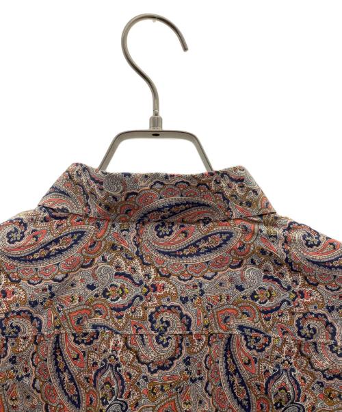 PAUL SMITH（ポールスミス）PAUL SMITH (ポールスミス) 長袖シャツ オレンジ×ネイビー サイズ:Mの古着・服飾アイテム