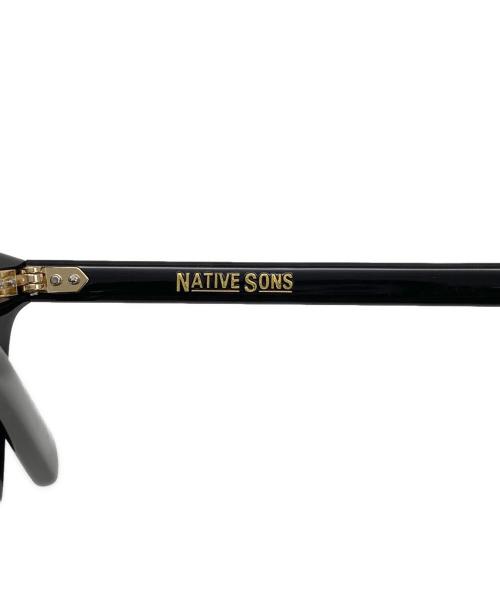 NATIVE SONS（ネイティブ サンズ）NATIVE SONS (ネイティブ サンズ) サングラス ブラックの古着・服飾アイテム