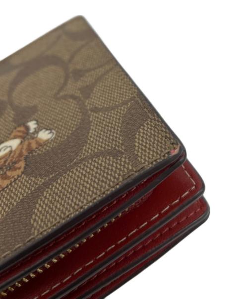 COACH（コーチ）COACH (コーチ) スナップウォレット ブラウンの古着・服飾アイテム