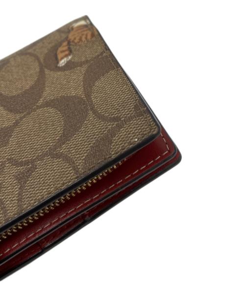 COACH（コーチ）COACH (コーチ) スナップウォレット ブラウンの古着・服飾アイテム