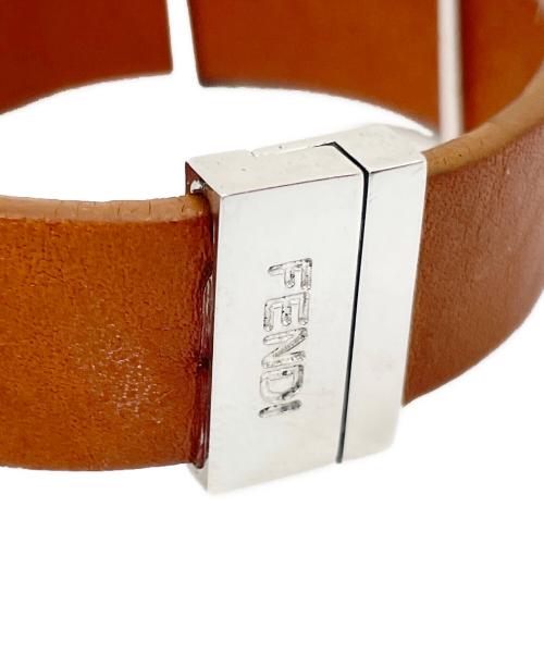 FENDI（フェンディ）FENDI (フェンディ) ドクロバックル ブラウンの古着・服飾アイテム