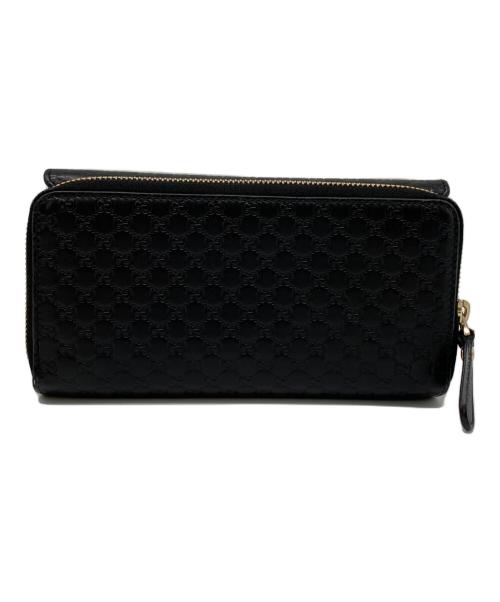 GUCCI（グッチ）GUCCI (グッチ) 長財布 ブラックの古着・服飾アイテム