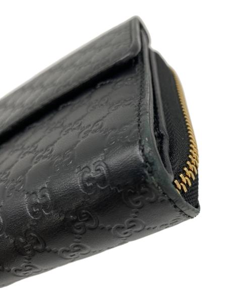 GUCCI（グッチ）GUCCI (グッチ) 長財布 ブラックの古着・服飾アイテム