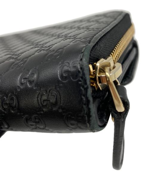 GUCCI（グッチ）GUCCI (グッチ) 長財布 ブラックの古着・服飾アイテム