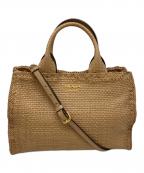 PRADAプラダ）の古着「2WAYバッグ」｜ベージュ