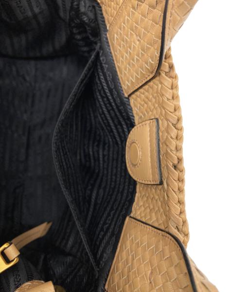 PRADA（プラダ）PRADA (プラダ) 2WAYバッグ ベージュの古着・服飾アイテム