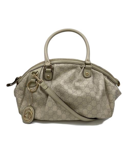 GUCCI（グッチ）GUCCI (グッチ) 2WAYバッグ ベージュの古着・服飾アイテム