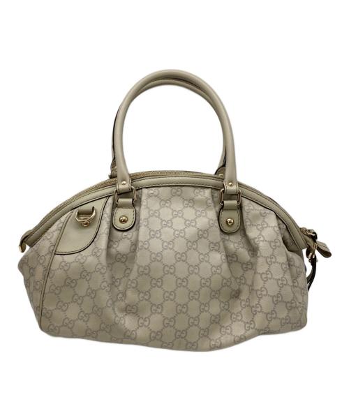 GUCCI（グッチ）GUCCI (グッチ) 2WAYバッグ ベージュの古着・服飾アイテム
