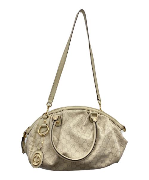 GUCCI（グッチ）GUCCI (グッチ) 2WAYバッグ ベージュの古着・服飾アイテム