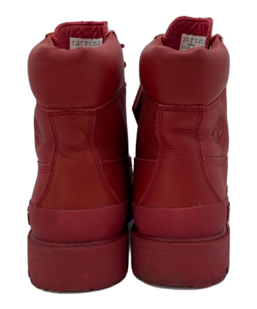 Timberland（ティンバーランド）Timberland (ティンバーランド) bee-line (ビーライン) レースアップブーツ レッド サイズ:27.5の古着・服飾アイテム