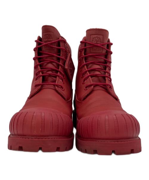 Timberland（ティンバーランド）Timberland (ティンバーランド) bee-line (ビーライン) レースアップブーツ レッド サイズ:27.5の古着・服飾アイテム