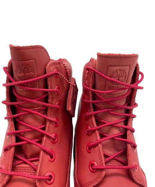 Timberland（ティンバーランド）Timberland (ティンバーランド) bee-line (ビーライン) レースアップブーツ レッド サイズ:27.5の古着・服飾アイテム