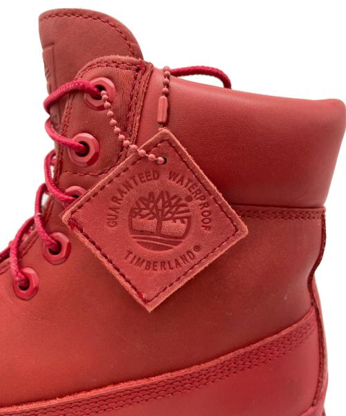 Timberland（ティンバーランド）Timberland (ティンバーランド) bee-line (ビーライン) レースアップブーツ レッド サイズ:27.5の古着・服飾アイテム