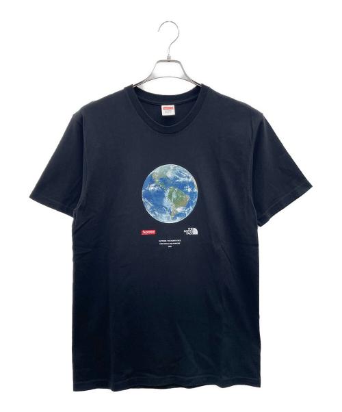 SUPREME（シュプリーム）SUPREME (シュプリーム) THE NORTH FACE (ザ ノース フェイス) ONE WORLD TEE ブラック サイズ:Ｌの古着・服飾アイテム