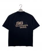BALENCIAGAバレンシアガ）の古着「半袖カットソー」｜ブラック