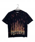 SUPREME×MM6 Maison Margielaシュプリーム×エムエムシックスメゾンマルジェラ）の古着「Liquid Blue Oversized tee」｜ブラック