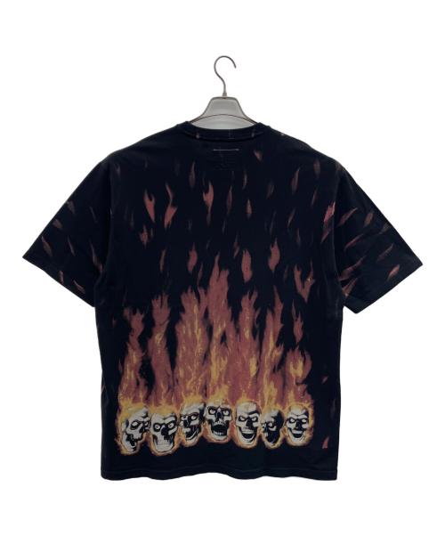 SUPREME（シュプリーム）SUPREME (シュプリーム) MM6 Maison Margiela (エムエムシックスメゾンマルジェラ) Liquid Blue Oversized tee ブラック サイズ:Lの古着・服飾アイテム