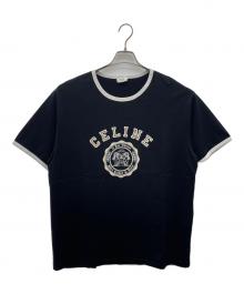 CELINE（セリーヌ）の古着「BLASON ルーズ Tシャツ」｜ブラック