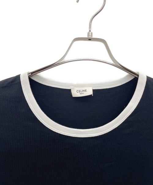 CELINE（セリーヌ）CELINE (セリーヌ) BLASON ルーズ Tシャツ ブラック サイズ:ＸＬの古着・服飾アイテム