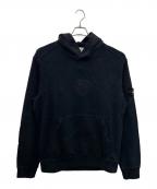 STONE ISLAND×SUPREMEストーンアイランド×シュプリーム）の古着「Dust Treatment Hoodie」｜ブラック