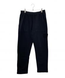 STONE ISLAND（ストーンアイランド）の古着「スウェットパンツ」｜ブラック