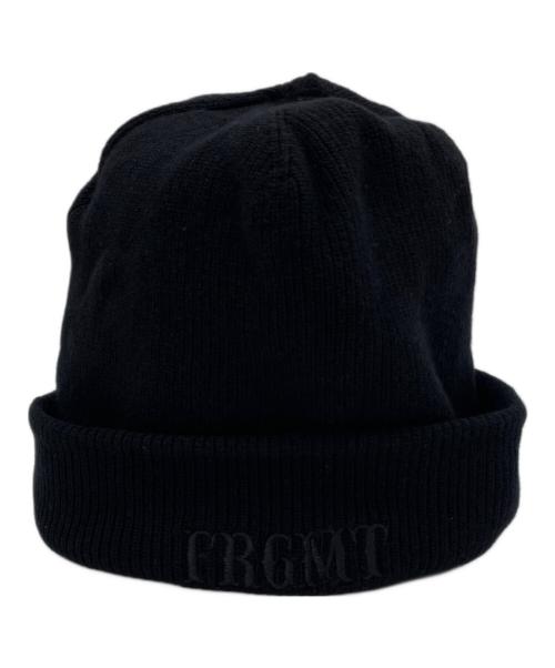 MONCLER（モンクレール）MONCLER (モンクレール) fragment design FRGMT ニット帽 ブラックの古着・服飾アイテム