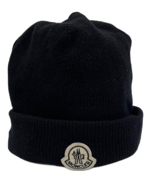 MONCLER（モンクレール）MONCLER (モンクレール) fragment design FRGMT ニット帽 ブラックの古着・服飾アイテム
