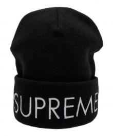 SUPREME（シュプリーム）の古着「ニット帽」｜ブラック