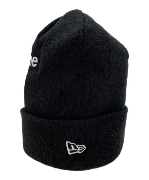 SUPREME（シュプリーム）SUPREME (シュプリーム) New Era (ニューエラ) ニット帽 ブラックの古着・服飾アイテム