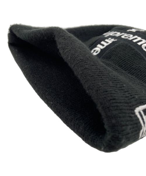 SUPREME（シュプリーム）SUPREME (シュプリーム) New Era (ニューエラ) ニット帽 ブラックの古着・服飾アイテム