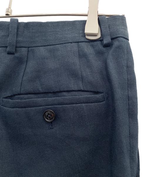 BEAMS F（ビームスエフ）BEAMS F (ビームスエフ) ZINS (ザンス) リネンパンツ ネイビー サイズ:36の古着・服飾アイテム