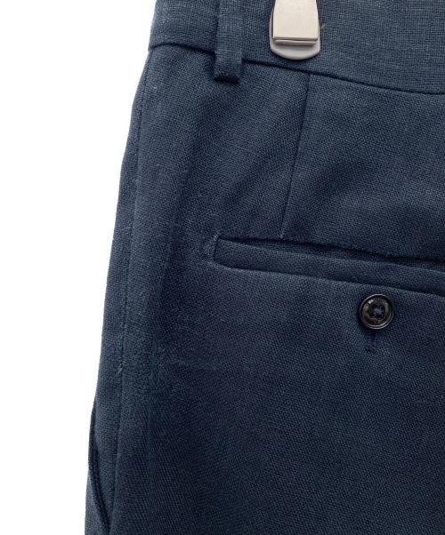 BEAMS F（ビームスエフ）BEAMS F (ビームスエフ) ZINS (ザンス) リネンパンツ ネイビー サイズ:36の古着・服飾アイテム