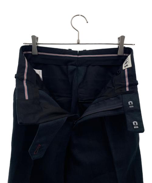 BEAMS F（ビームスエフ）BEAMS F (ビームスエフ) ZINS (ザンス) リネンパンツ ネイビー サイズ:36の古着・服飾アイテム