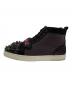 Christian Louboutin (クリスチャン・ルブタン) スタッズハイカットスニーカー パープル×ブラック サイズ:42 1/2：20000円