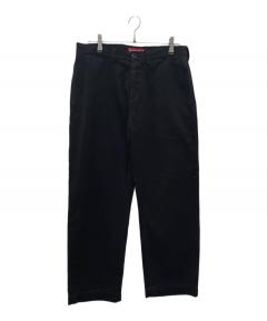 中古・古着通販】SUPREME (シュプリーム) ワークパンツ ブラック