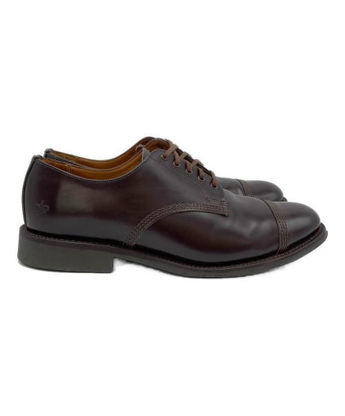 SANDERS（サンダース）SANDERS (サンダース) Military Derby Shoe(ミリタリーダービーシュー) ブラウン サイズ:8 1/2の古着・服飾アイテム