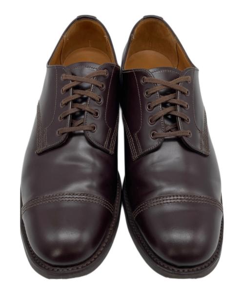 SANDERS（サンダース）SANDERS (サンダース) Military Derby Shoe(ミリタリーダービーシュー) ブラウン サイズ:8 1/2の古着・服飾アイテム