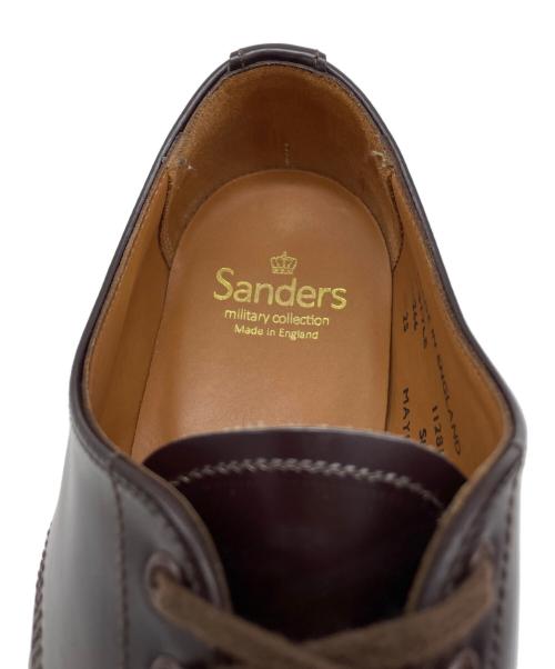 SANDERS（サンダース）SANDERS (サンダース) Military Derby Shoe(ミリタリーダービーシュー) ブラウン サイズ:8 1/2の古着・服飾アイテム