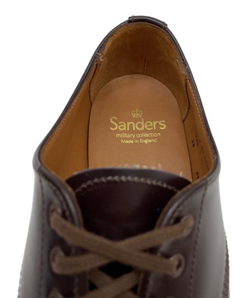 SANDERS（サンダース）SANDERS (サンダース) Military Derby Shoe(ミリタリーダービーシュー) ブラウン サイズ:8 1/2の古着・服飾アイテム