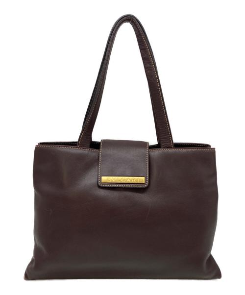 BVLGARI（ブルガリ）BVLGARI (ブルガリ) トートバッグ ブラウンの古着・服飾アイテム