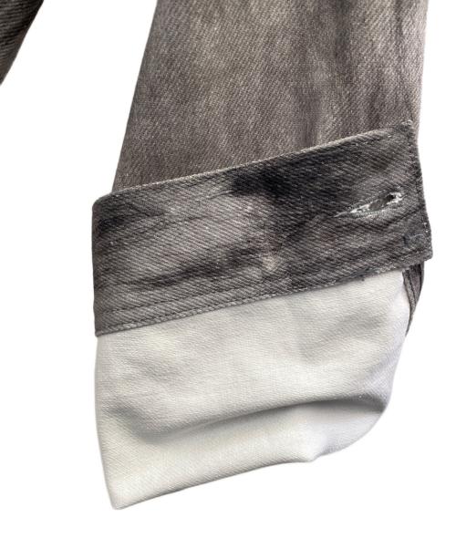 LMOOD（エルムード）LMOOD (エルムード) バーボンデニムトラッカージャケット グレー サイズ:46の古着・服飾アイテム