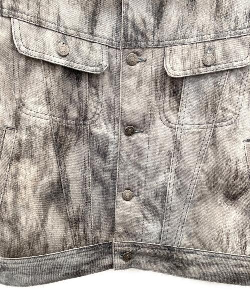 LMOOD（エルムード）LMOOD (エルムード) バーボンデニムトラッカージャケット グレー サイズ:46の古着・服飾アイテム