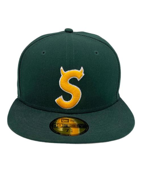 New Era（ニューエラ）New Era (ニューエラ) SUPREME (シュプリーム) S Logo グリーンの古着・服飾アイテム