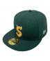 New Era（ニューエラ）の古着「S Logo」｜グリーン