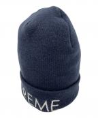 SUPREMEシュプリーム）の古着「ニット帽」｜ネイビー