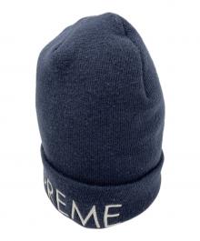 SUPREME（シュプリーム）の古着「ニット帽」｜ネイビー