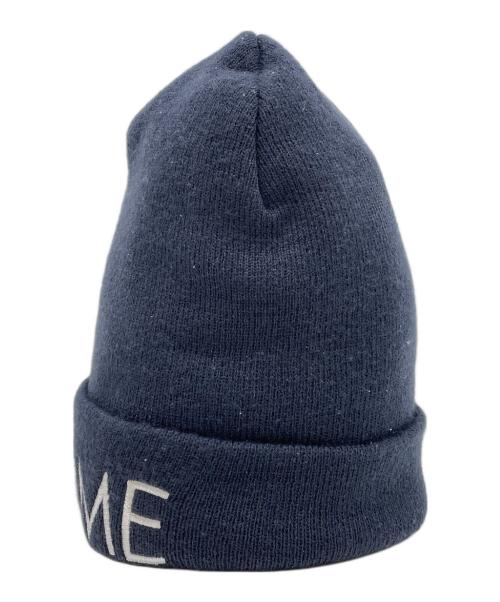 SUPREME（シュプリーム）Supreme (シュプリーム) ニット帽 ネイビーの古着・服飾アイテム