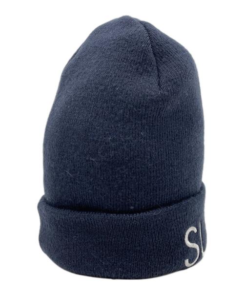SUPREME（シュプリーム）Supreme (シュプリーム) ニット帽 ネイビーの古着・服飾アイテム